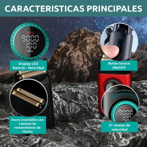 Maquina Rasuradora Afeitar Shaver V-377