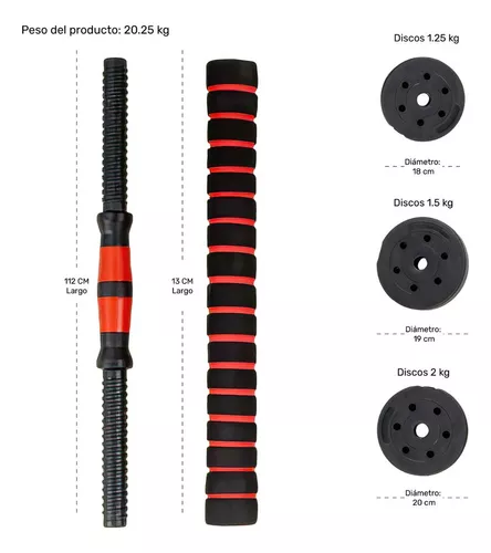 Mancuernas Ajustables 20Kg 1