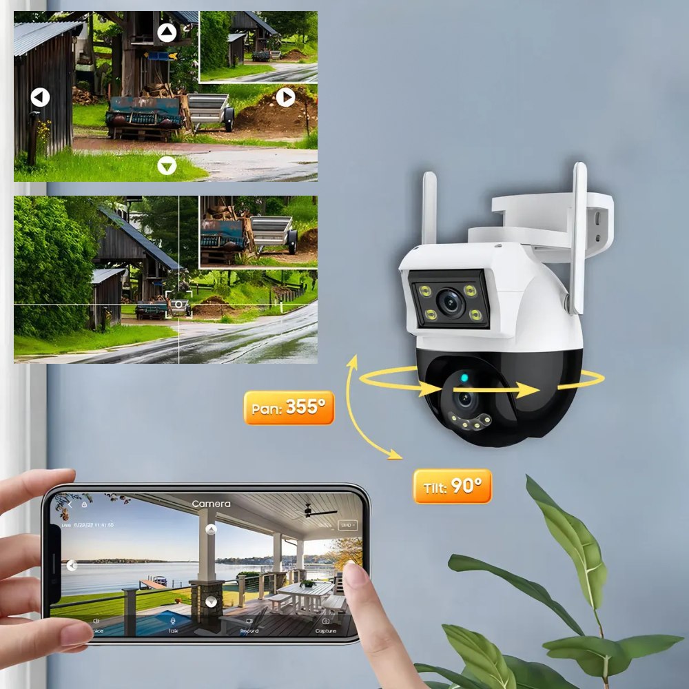 Camara De Seguridad 2 en 1 Ip V380 2027