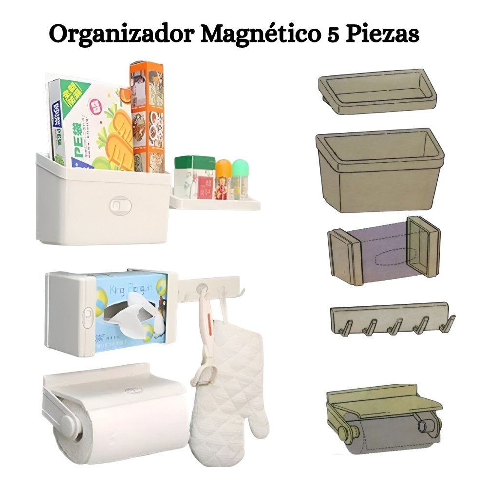 Miniatura 5 de Organizador Cocina Magnetico De Nevera