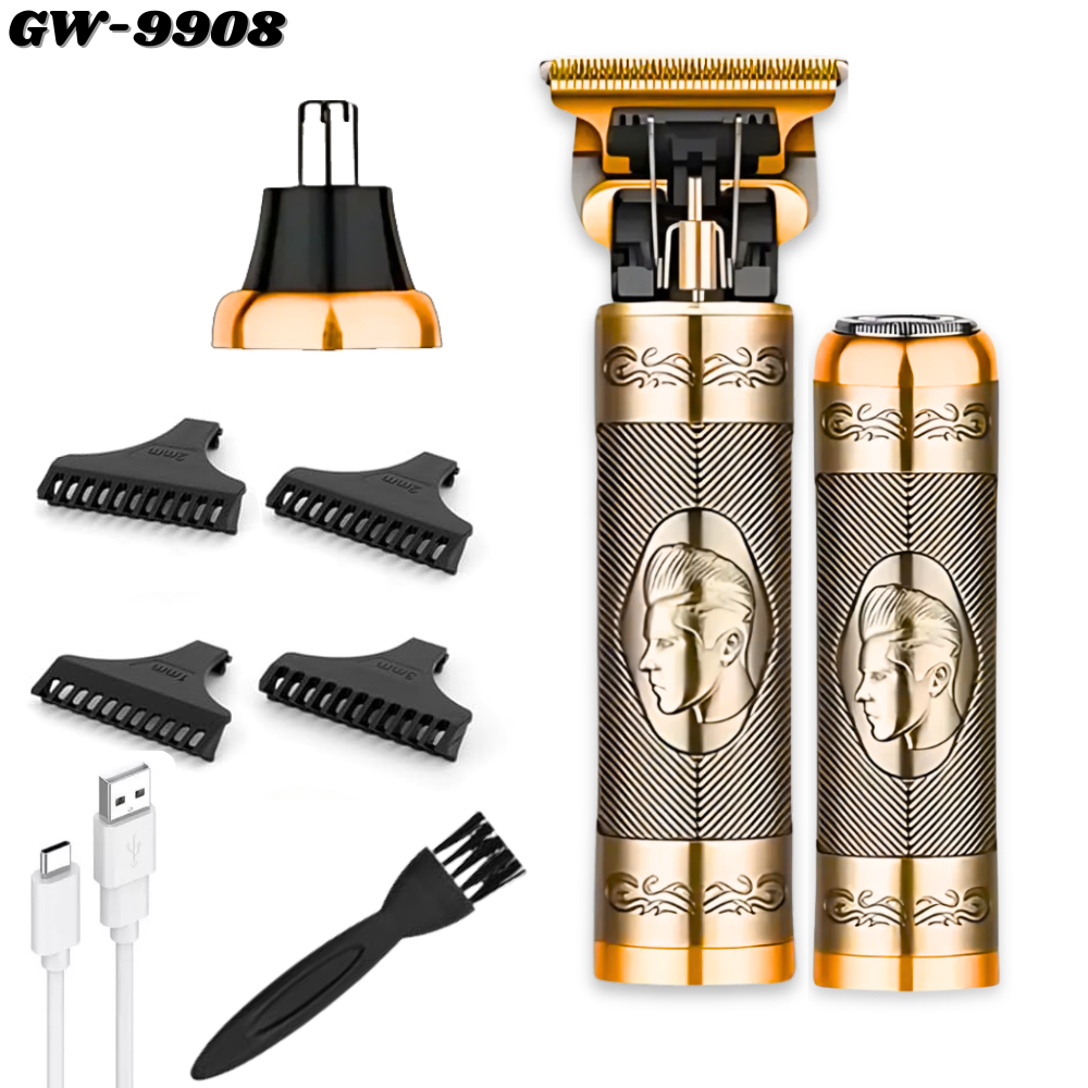 Combo Maquina De Motilar 3 En 1 GW-9908
