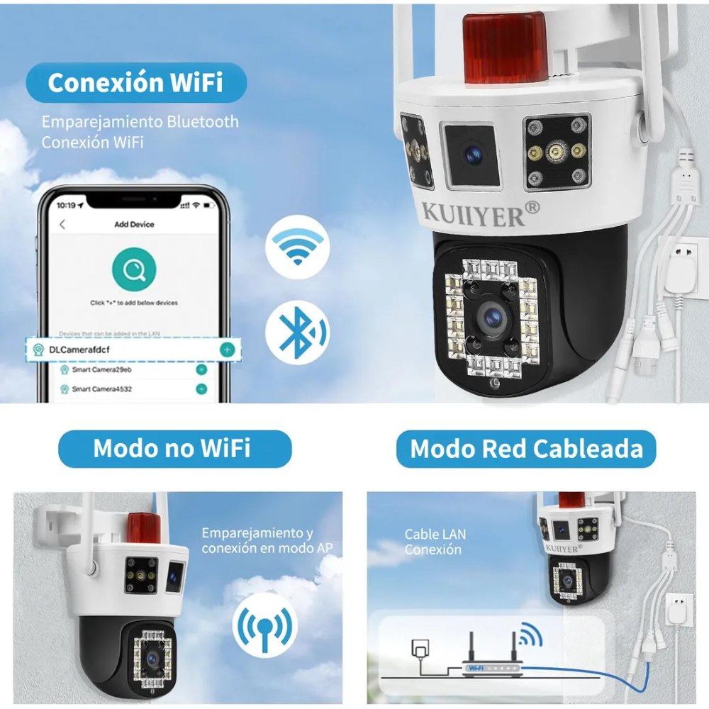 Miniatura 4 de Cámara De Seguridad Ip V380 Para Exterio