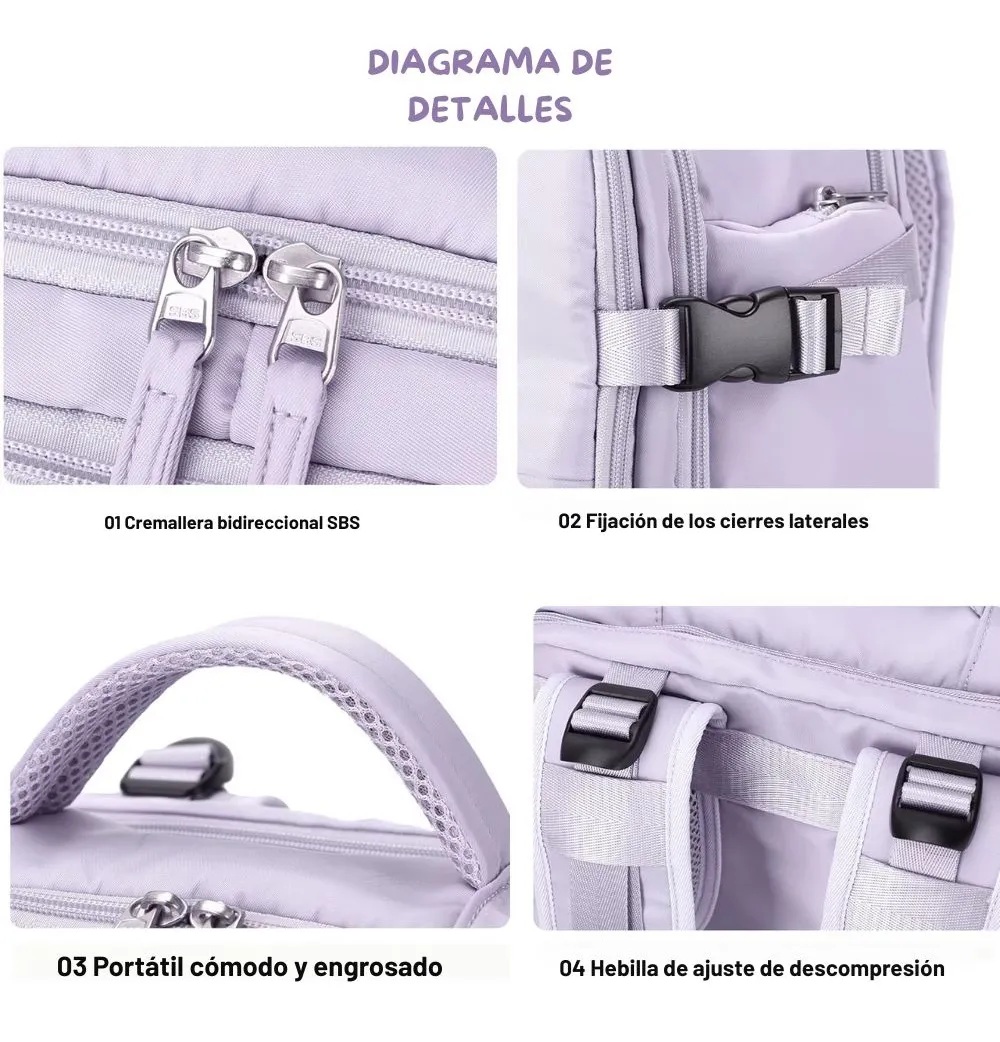 Miniatura 7 de Maleta De Mano Para Cabina Morral Viaje