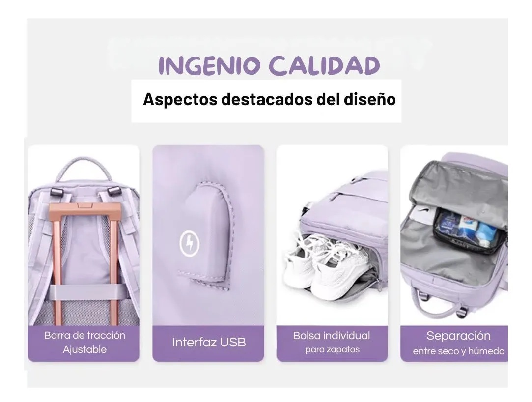 Miniatura 5 de Maleta De Mano Para Cabina Morral Viaje