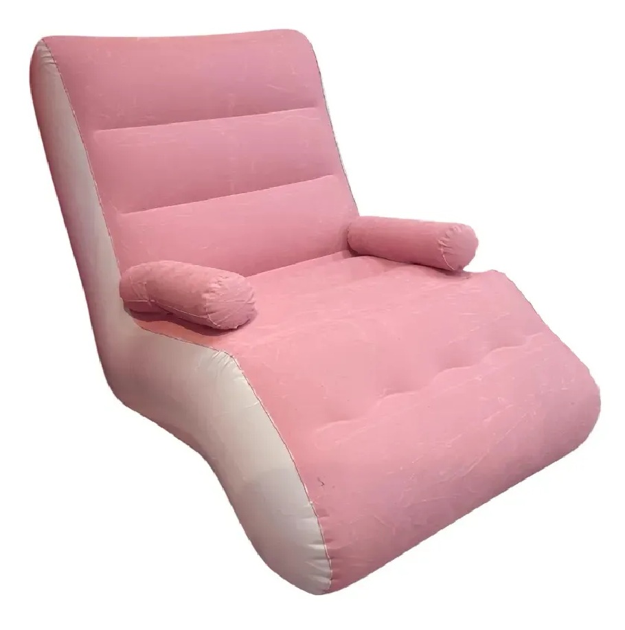 Vista 3 de Sofá Inflable Reposapiés Silla Descanso