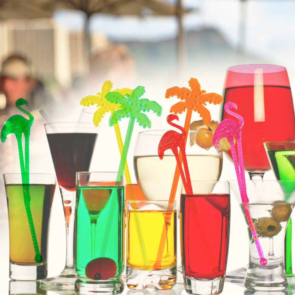 Mezclador de Bebidas con Diseño Palmera