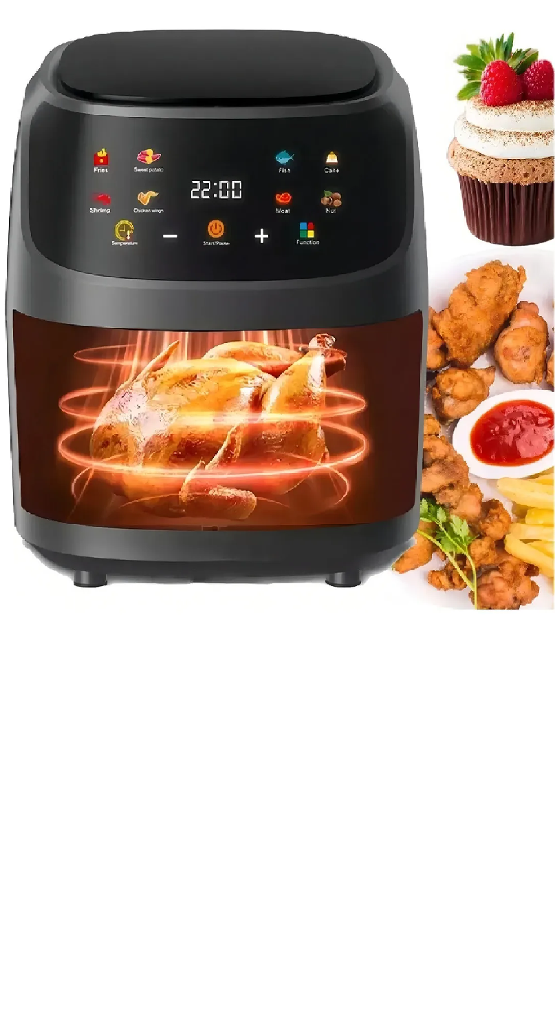 Miniatura 2 de Freidora De Aire Caliente Sin Aceite 10l