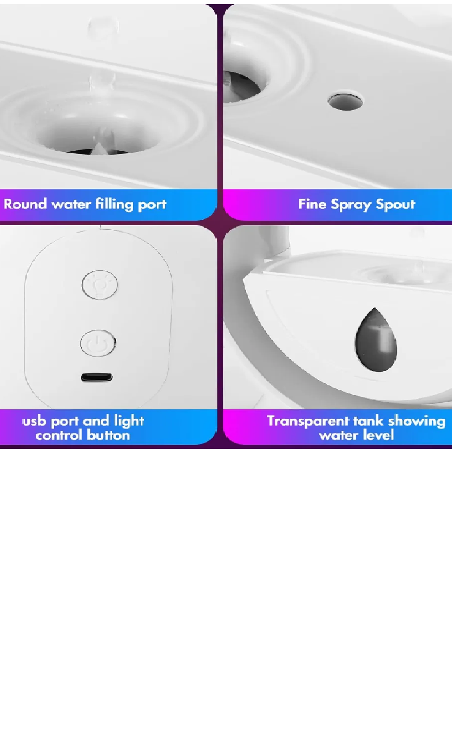 Miniatura 2 de Humidificador Antigravedad Lampara G