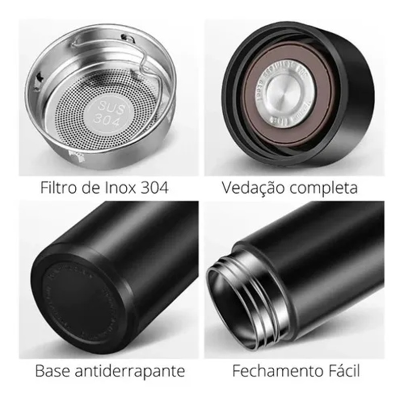 Termo Inteligente Con Pantalla LED