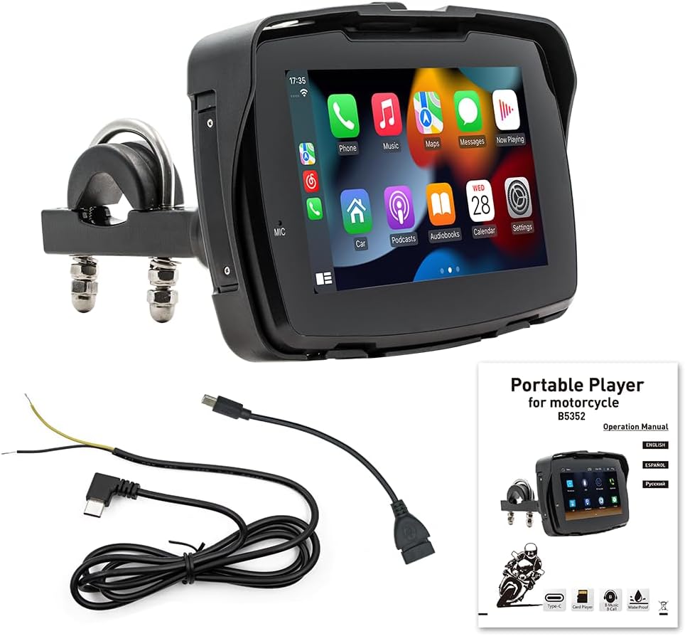 Miniatura 4 de Navegador Para Moto Pantalla Táctil GPS