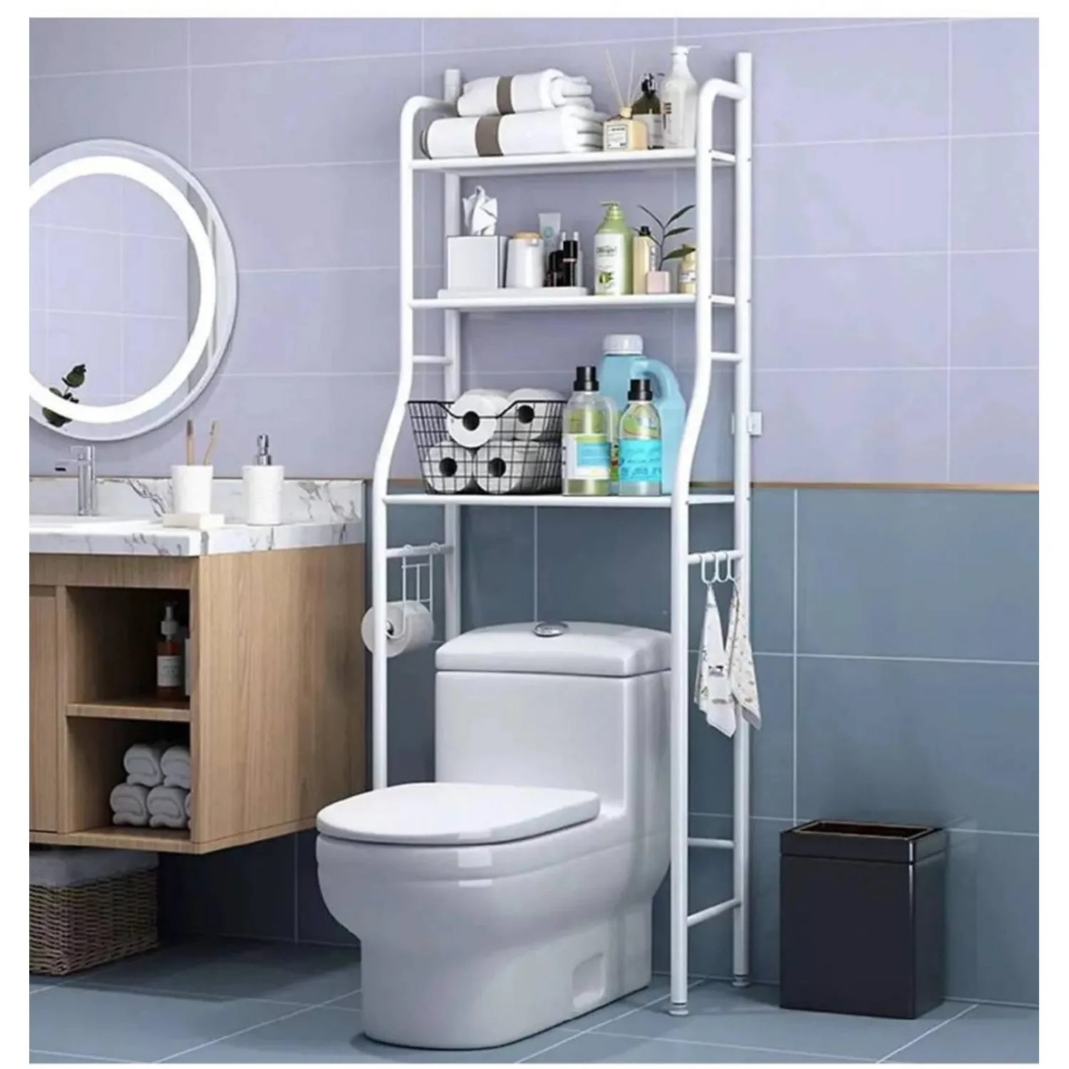 Miniatura 2 de Estante Organizador Para Baño Inodoro Al