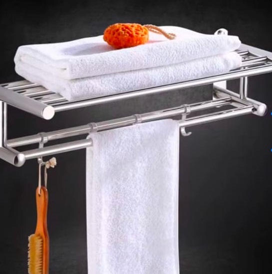 Toallero Organizador de Acero Inoxidable