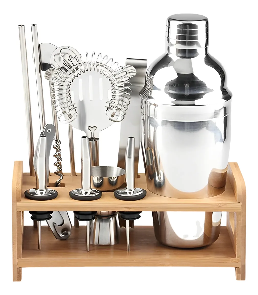 Miniatura 2 de SET DE COCTELERIA ACERO 12 PCS