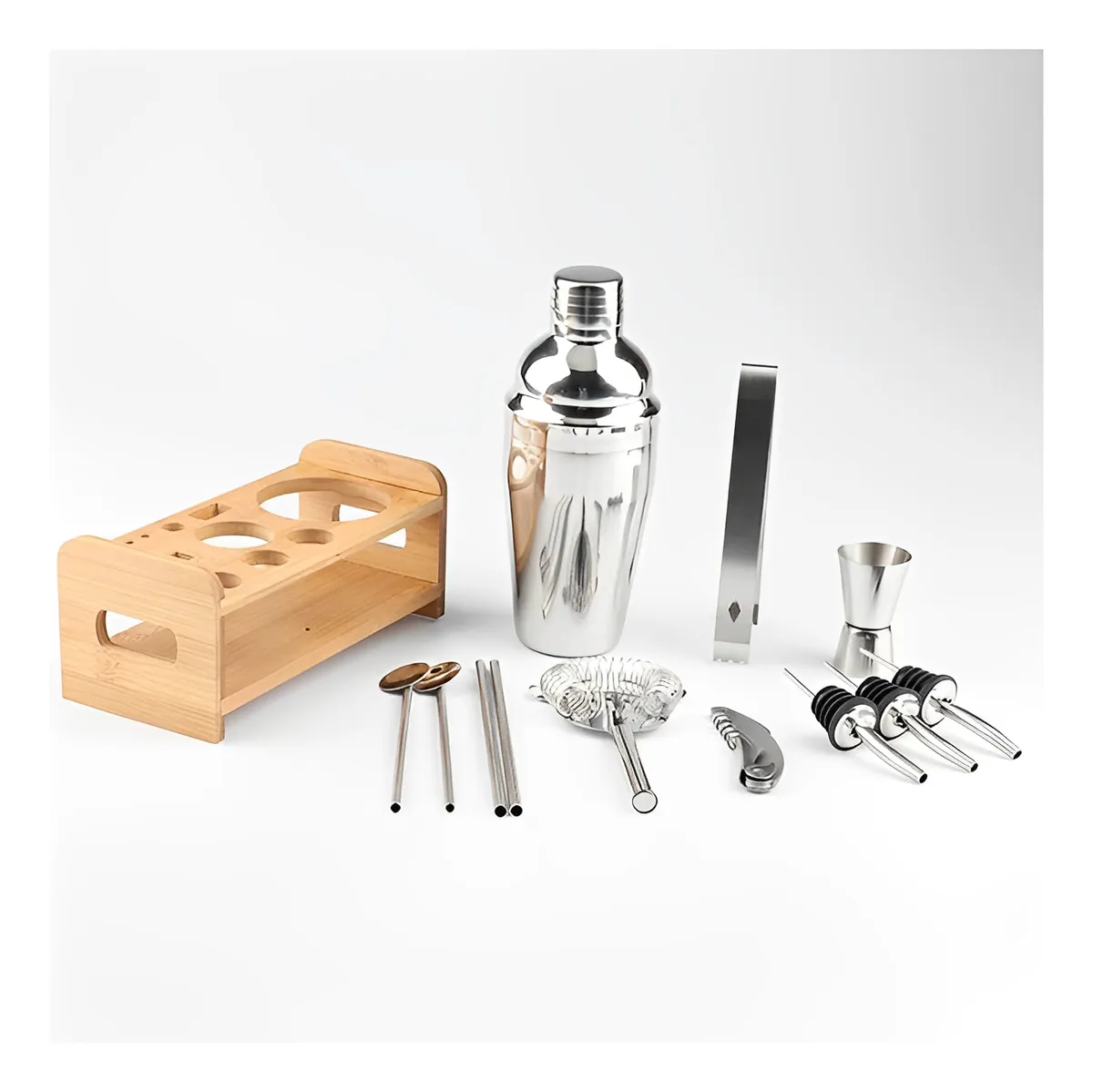 Miniatura 6 de SET DE COCTELERIA ACERO 12 PCS