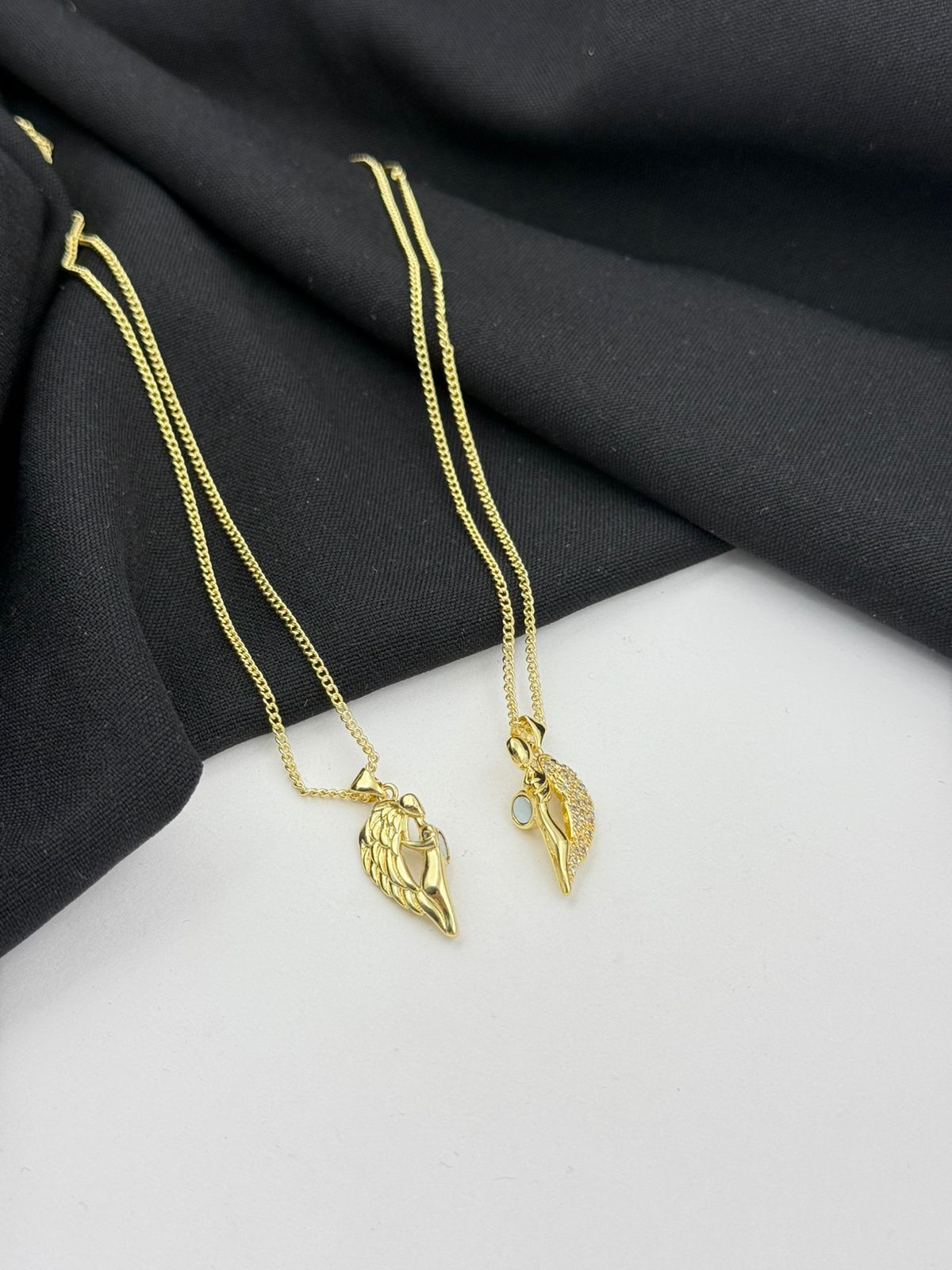 Miniatura 2 de CADENA DIJE PAREJAS ANGELES IMAN