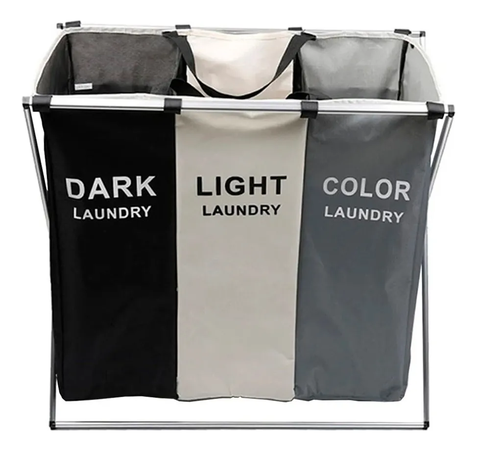 CESTA PARA ROPA SUCIA X3