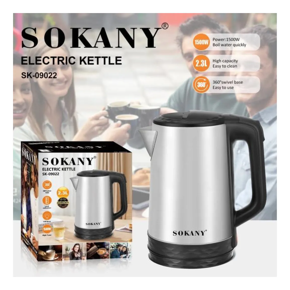 HERVIDORA DE AGUA SOKANY