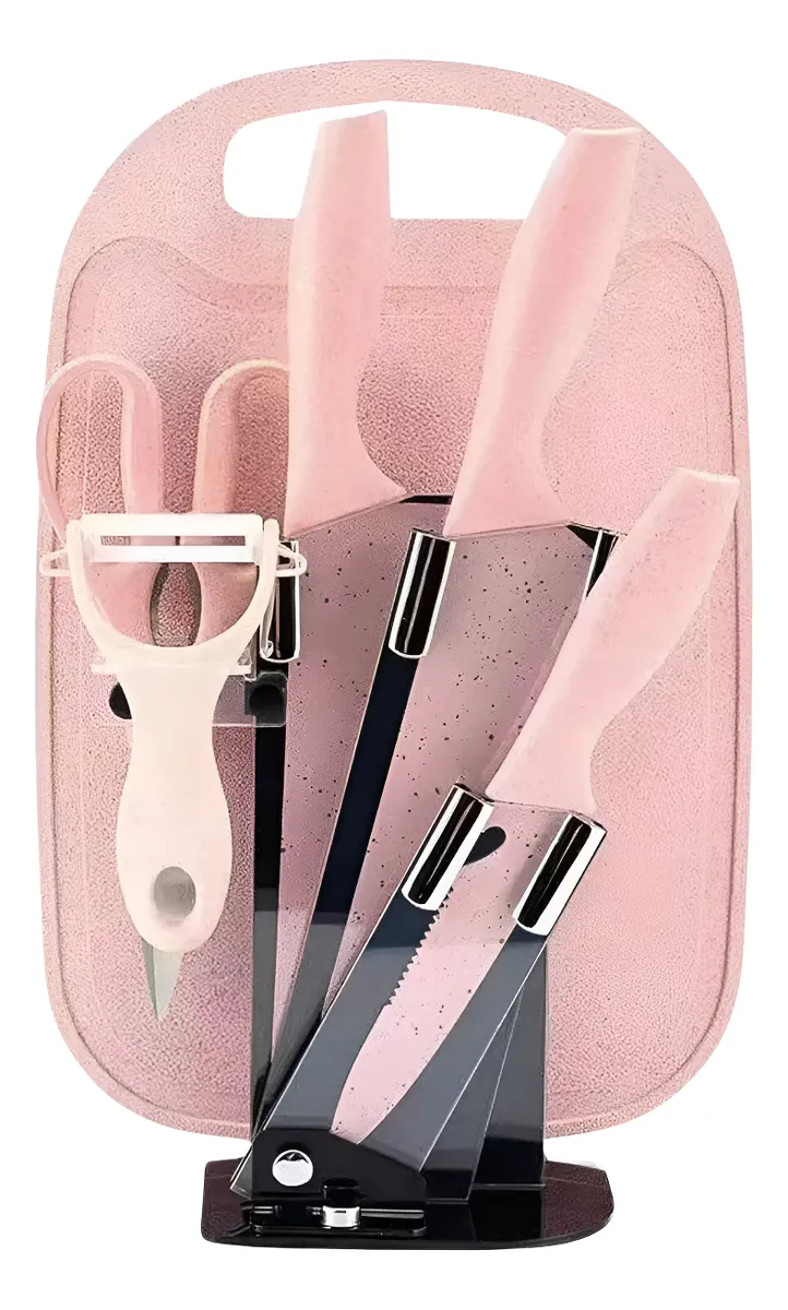 SER DE 3 CUCHILLOS CON PEDESTAL