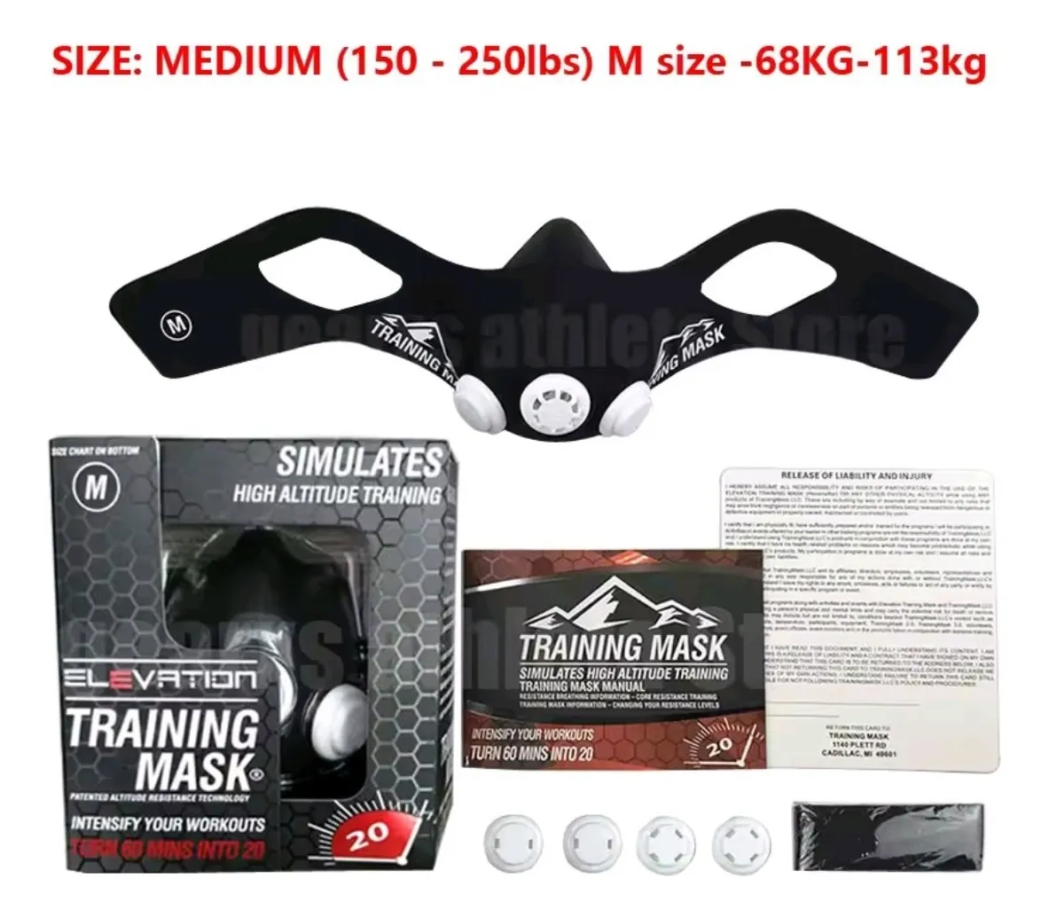 MASCARA DE ENTRENAMIENTO