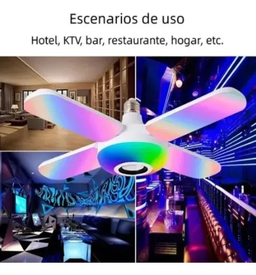 Miniatura 2 de BOMBILLO 4 ASPAS LED