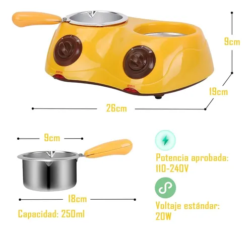Miniatura 3 de FUNDIDORA DE CHOCOLATE DOBLE