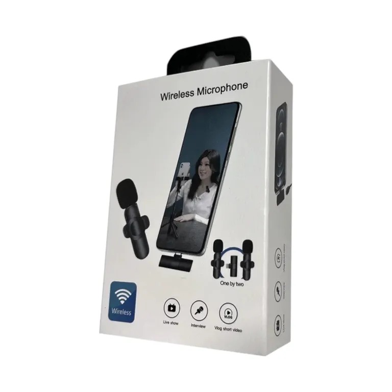 Micrófono inalámbrico doble K9 (2 en 1)