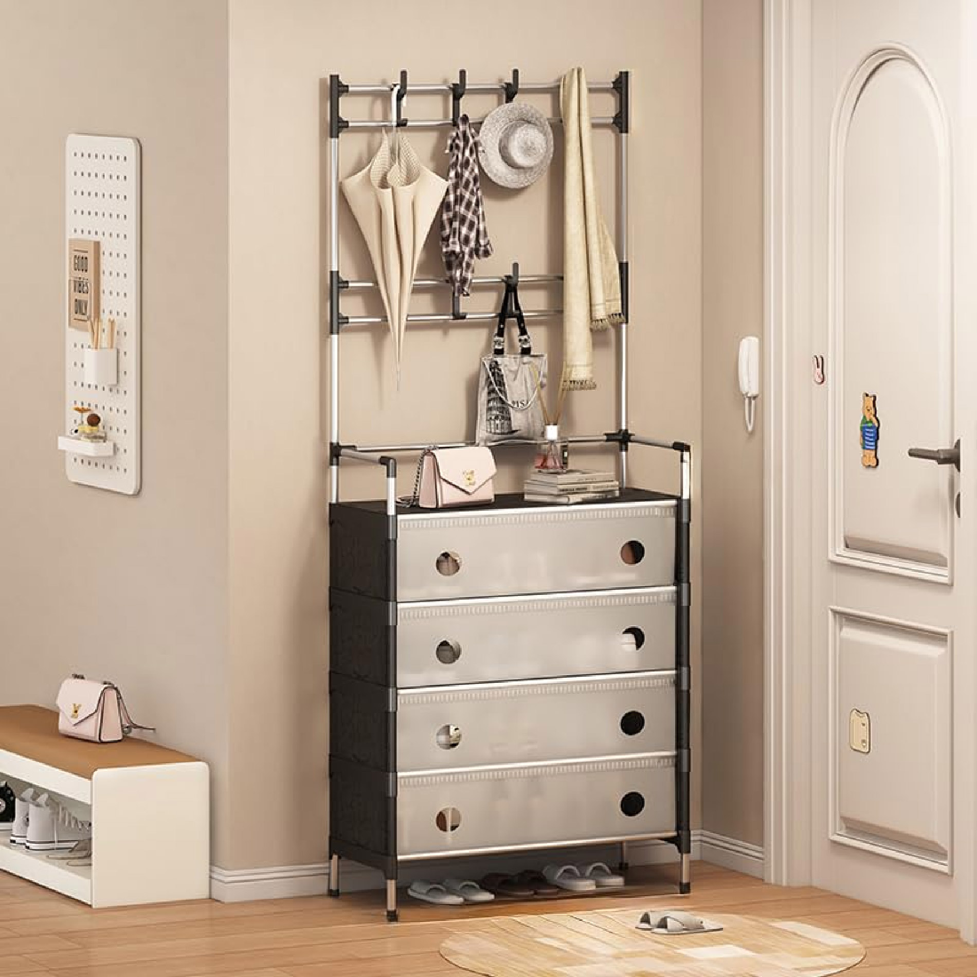 Miniatura 4 de Perchero Zapatero Anti Polvo 7 Niveles