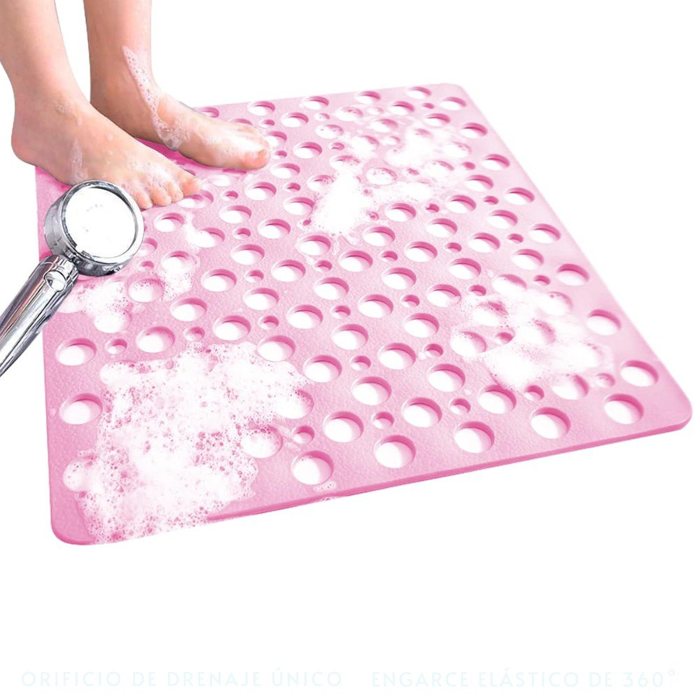 Miniatura 3 de Tapete Alfombra Antideslizante Rosado