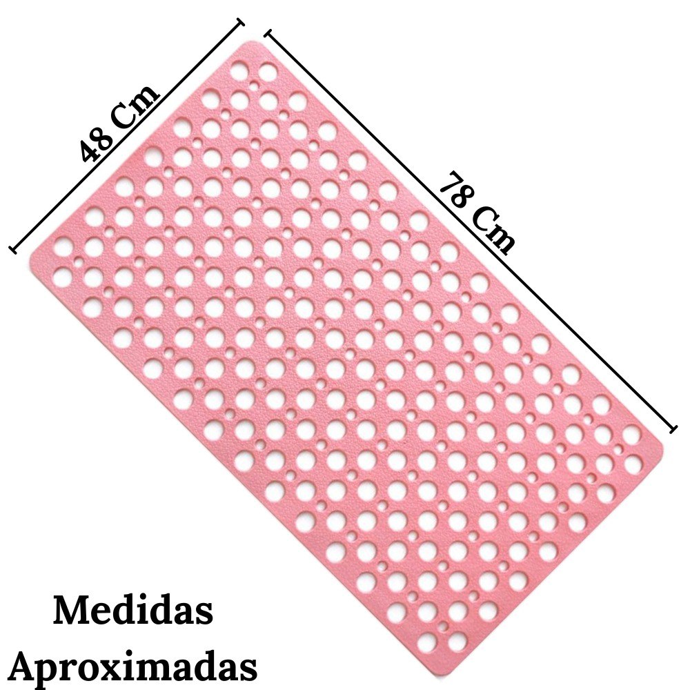 Tapete Alfombra Antideslizante Rosado