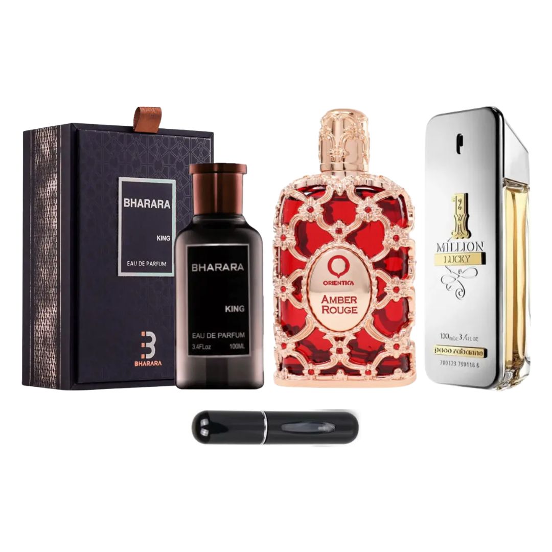 BHARARAESTUCHE+LUCKY+ROUGECAJA+PERFUMERO