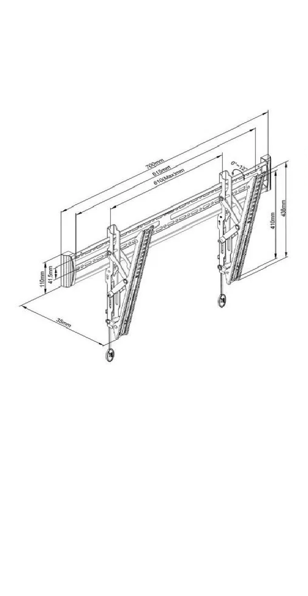 Miniatura 4 de Soporte Tv Inclinable De Pared 40 A 65 P