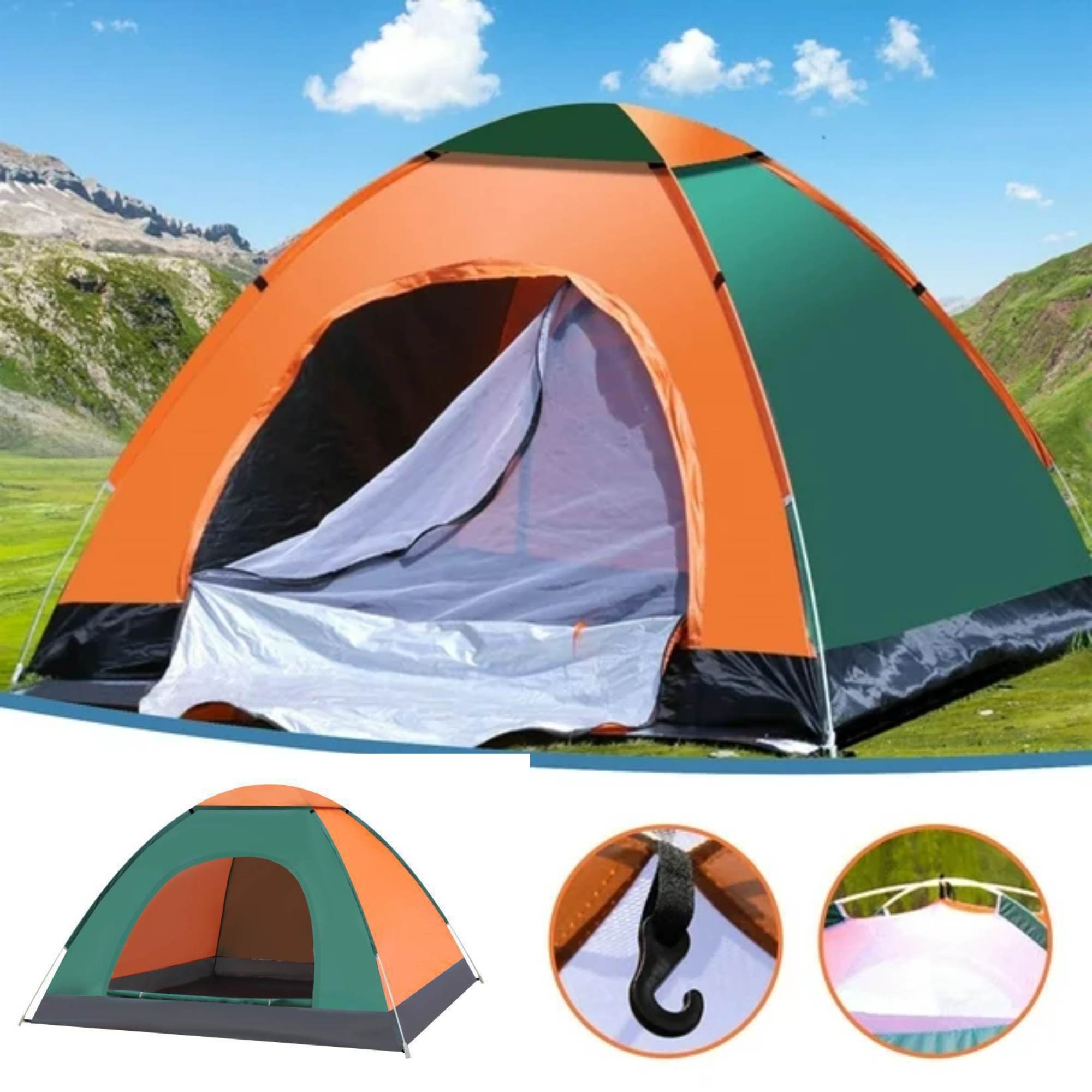 Miniatura 4 de Carpa tienda de campaña 3 personas