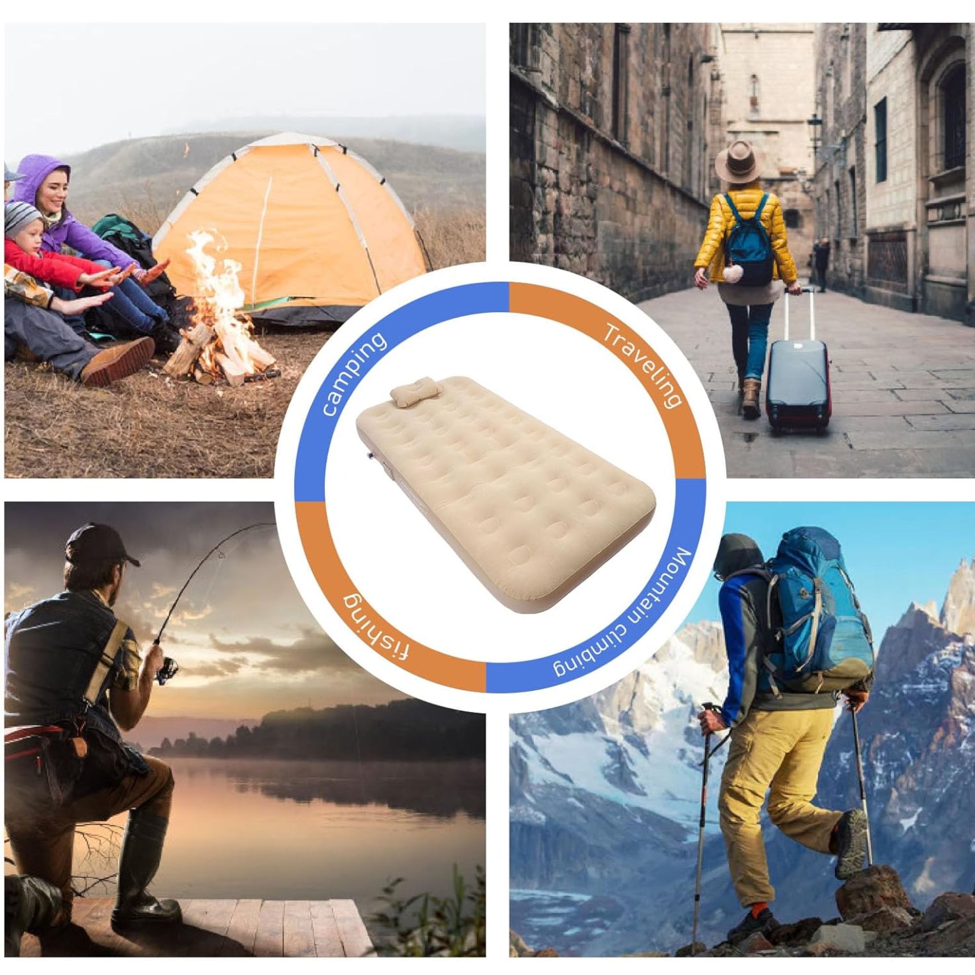 Miniatura 3 de Colchón inflable automático recargable