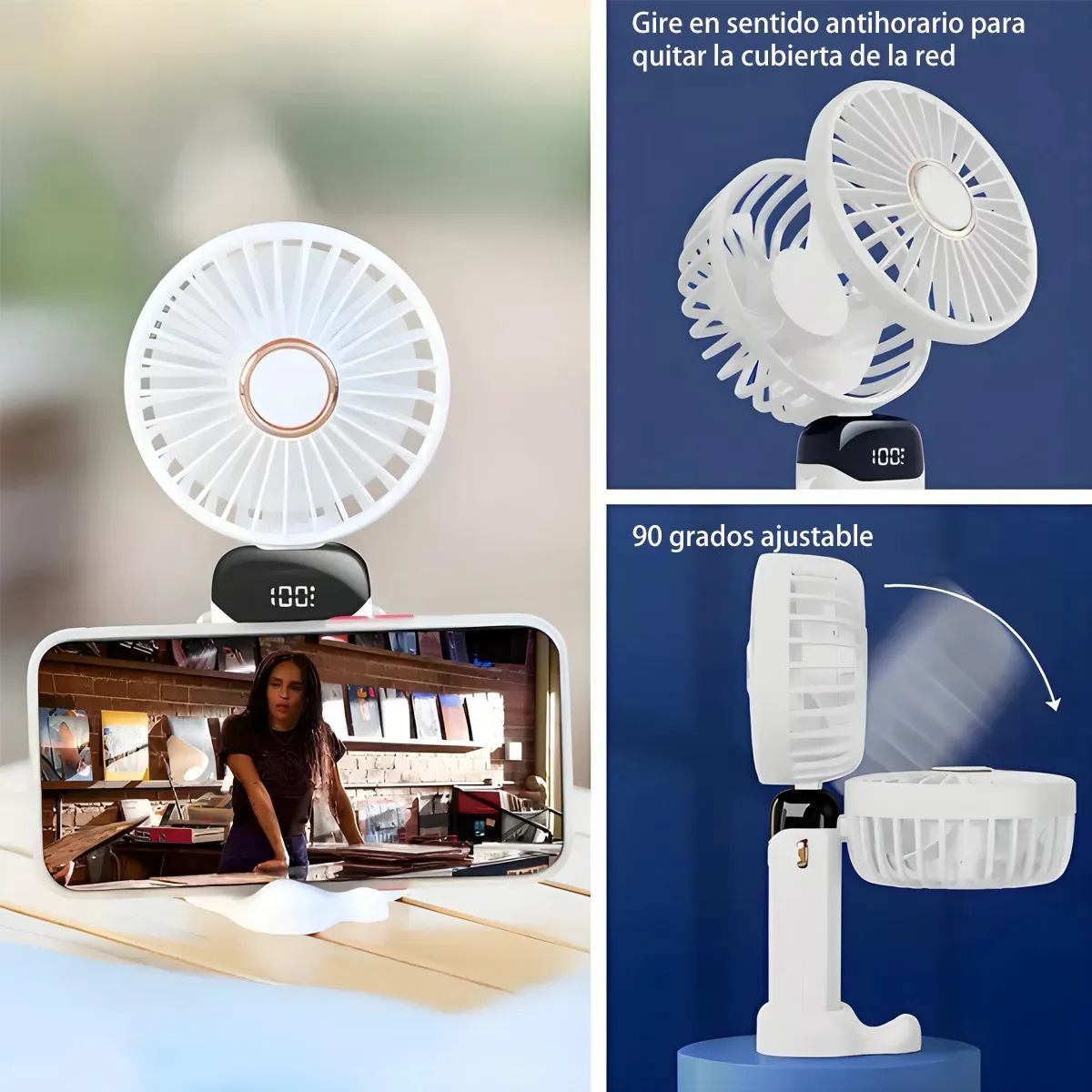 Miniatura 2 de MINI VENTILADOR RECARGABLE