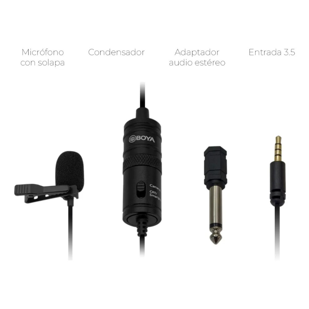 Miniatura 4 de Microfono De Solapa Alambrico BOYA BY-M1