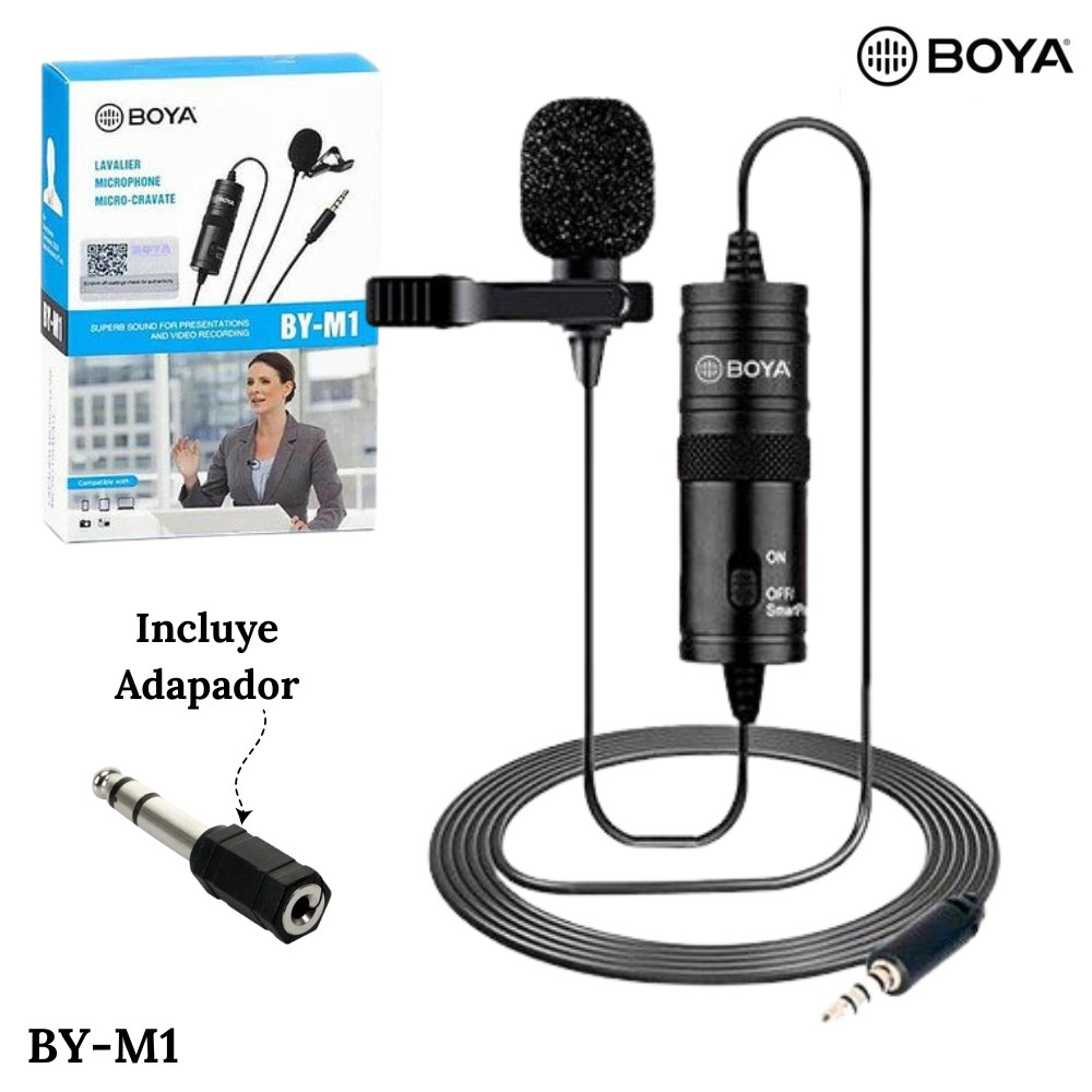 Microfono De Solapa Alambrico BOYA BY-M1
