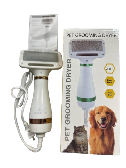 CEPILLO SECADOS 2EN1 PARA MASCOTAS