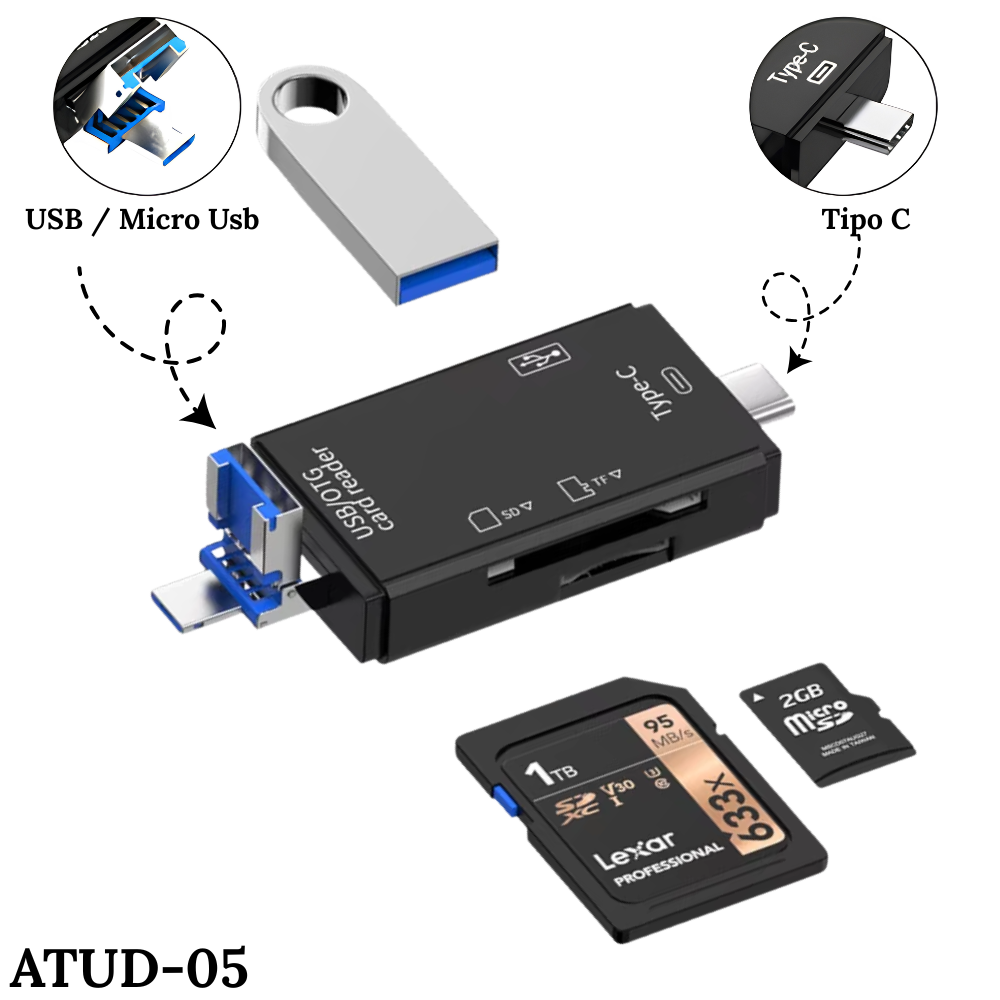 Adaptador Convertidor Multipuerto 6en1