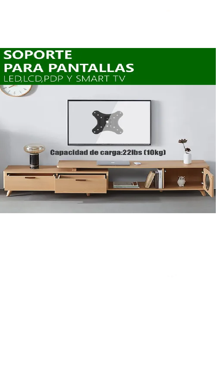 Miniatura 2 de Soporte Movible Para Monitor Y Tv