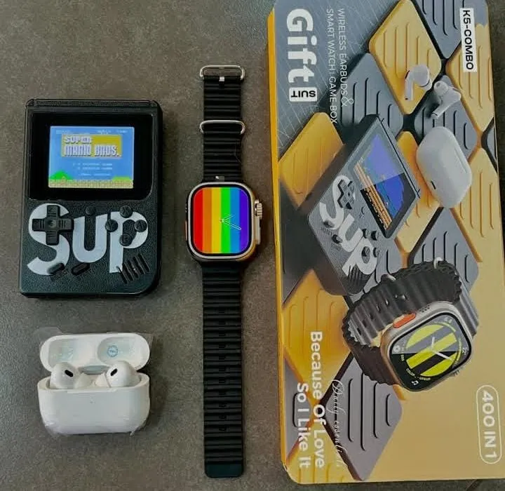 COMBO RELOJ , AUDIFONOS Y CONSOLA