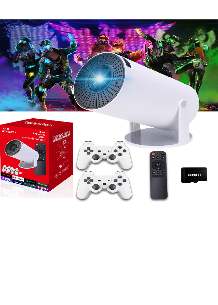 Miniatura 2 de Combo proyector y 2 gamepads