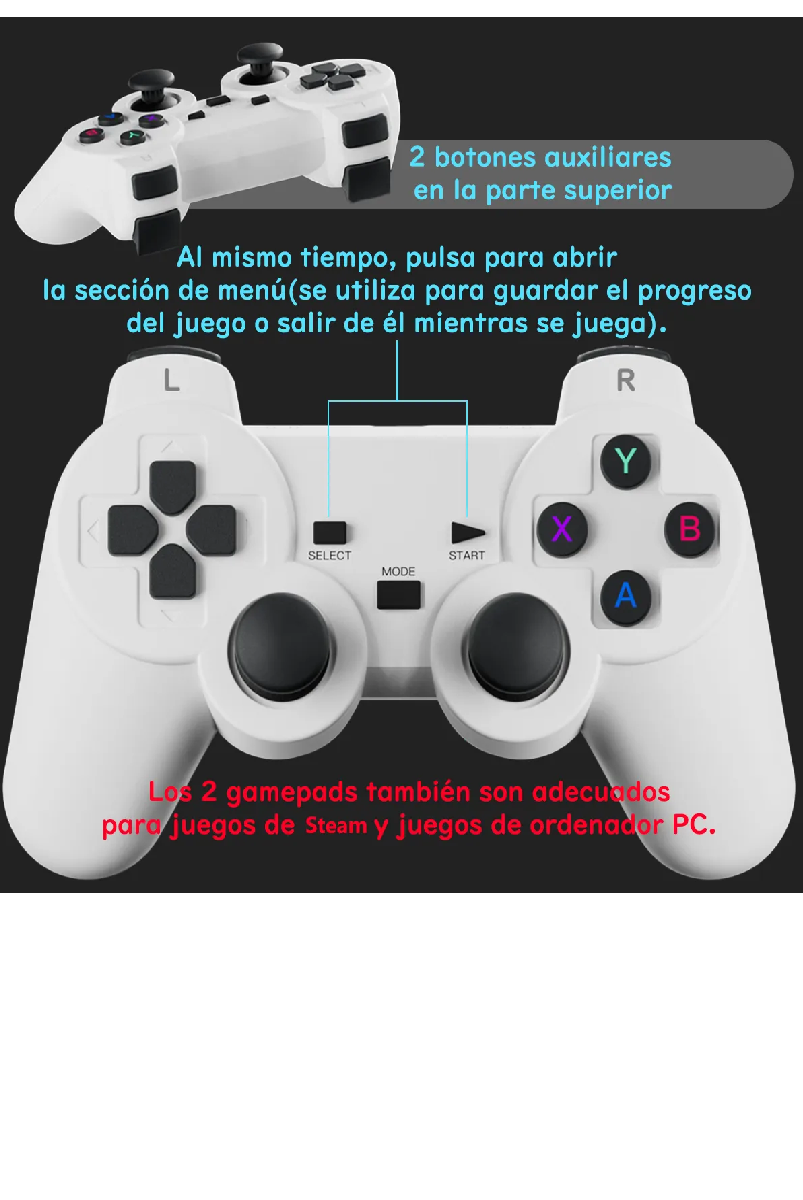 Miniatura 3 de Combo proyector y 2 gamepads