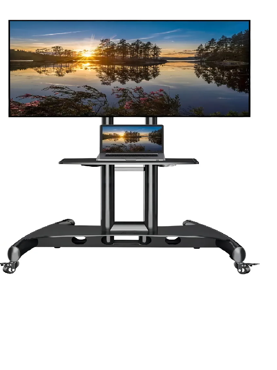 Miniatura 3 de Base Soporte Tv A Piso Ruedas