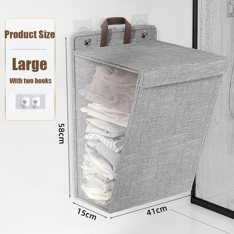 Miniatura 4 de Cesto De Ropa Sucia Montable En Pared