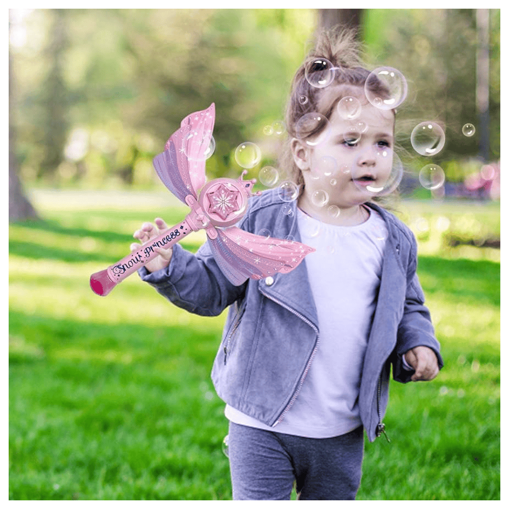 ¡Diversión burbujeante! 🎉 Varita Burbujas y Máquina para Niños 3