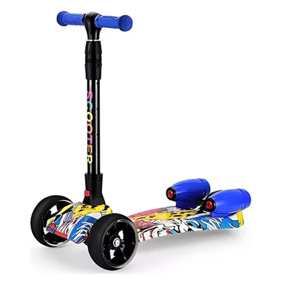 ¡Patineta Scooter Humo Niños con Luces LED! 🌈