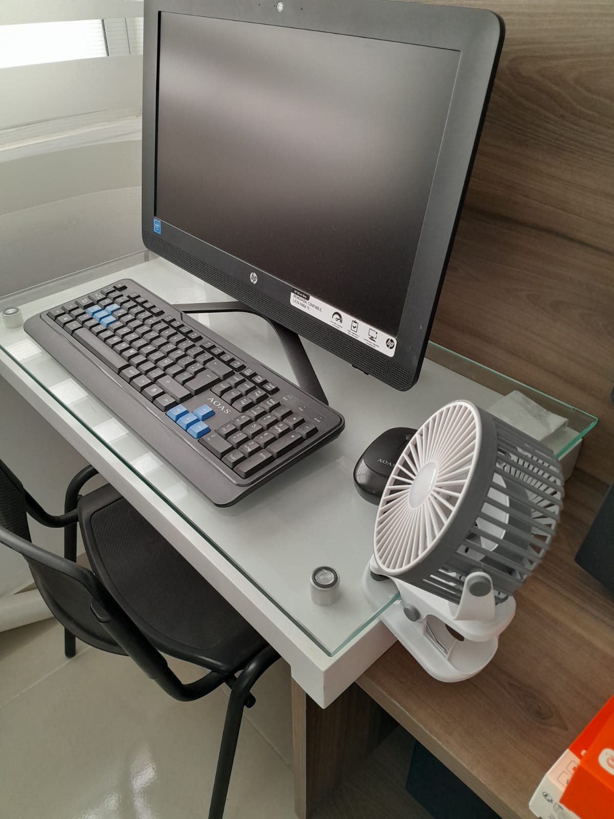 VENTILADOR MINI PORTATIL GRIS