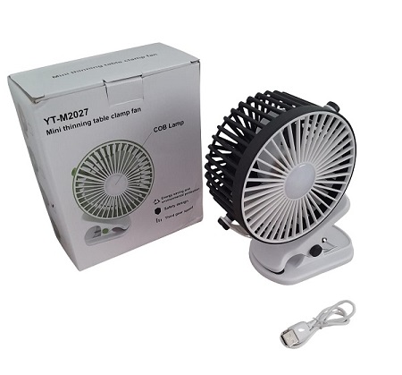 Miniatura 8 de VENTILADOR MINI RECARGABLE COLOR  NEGRO