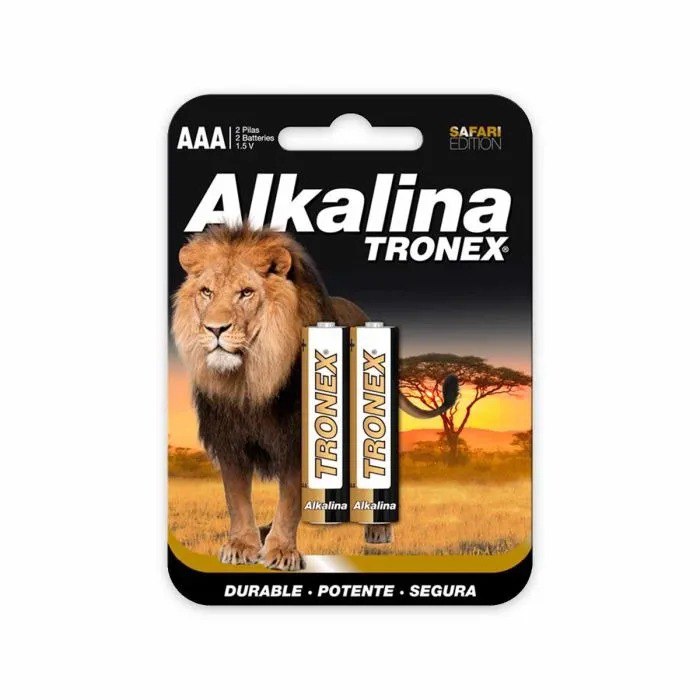 Pila Bateria Tronex Alkalina Aaa X2 Unid