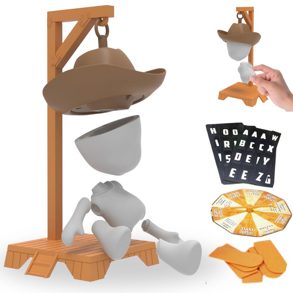 Miniatura 4 de Juego De Mesa Ahorcado Vaquero Magnetico